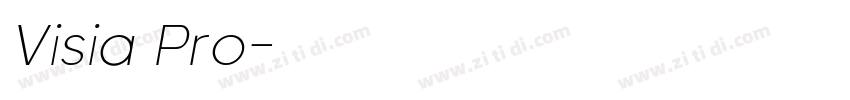 Visia Pro字体转换